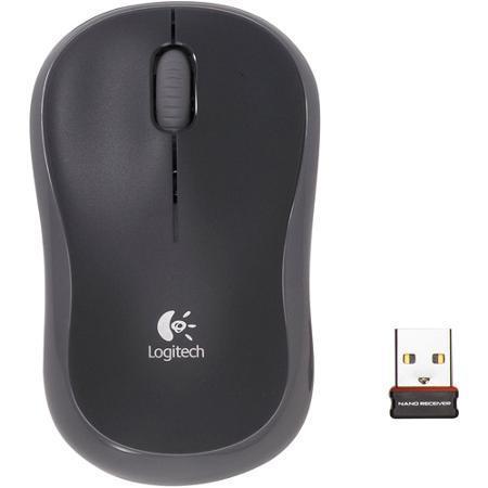 Logitech M185 Wireless Mouse, Grey