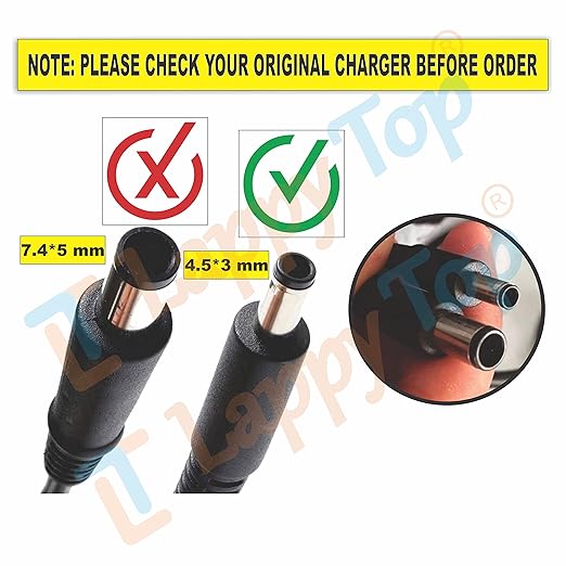 CHARGER DELL 45 WATT (SMALL PIN)