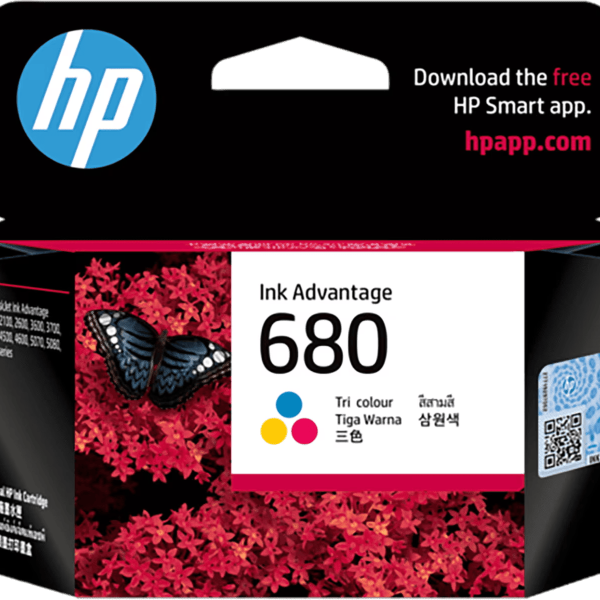 HP 680 Tri-color Original Ink Advantage Cartridge