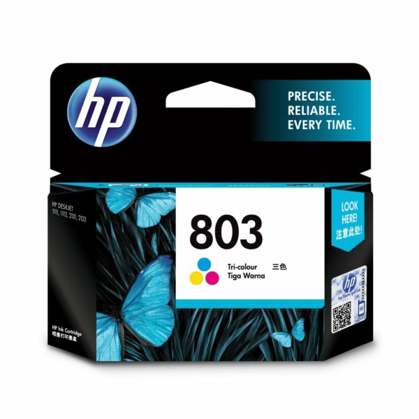 HP 803 Tri-color Original Ink Cartridge